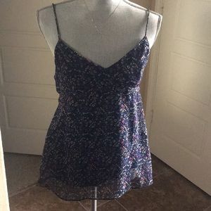 Floral spaghetti strap top